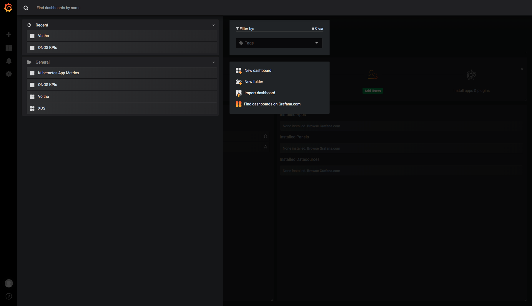 grafana-dashboard-list
